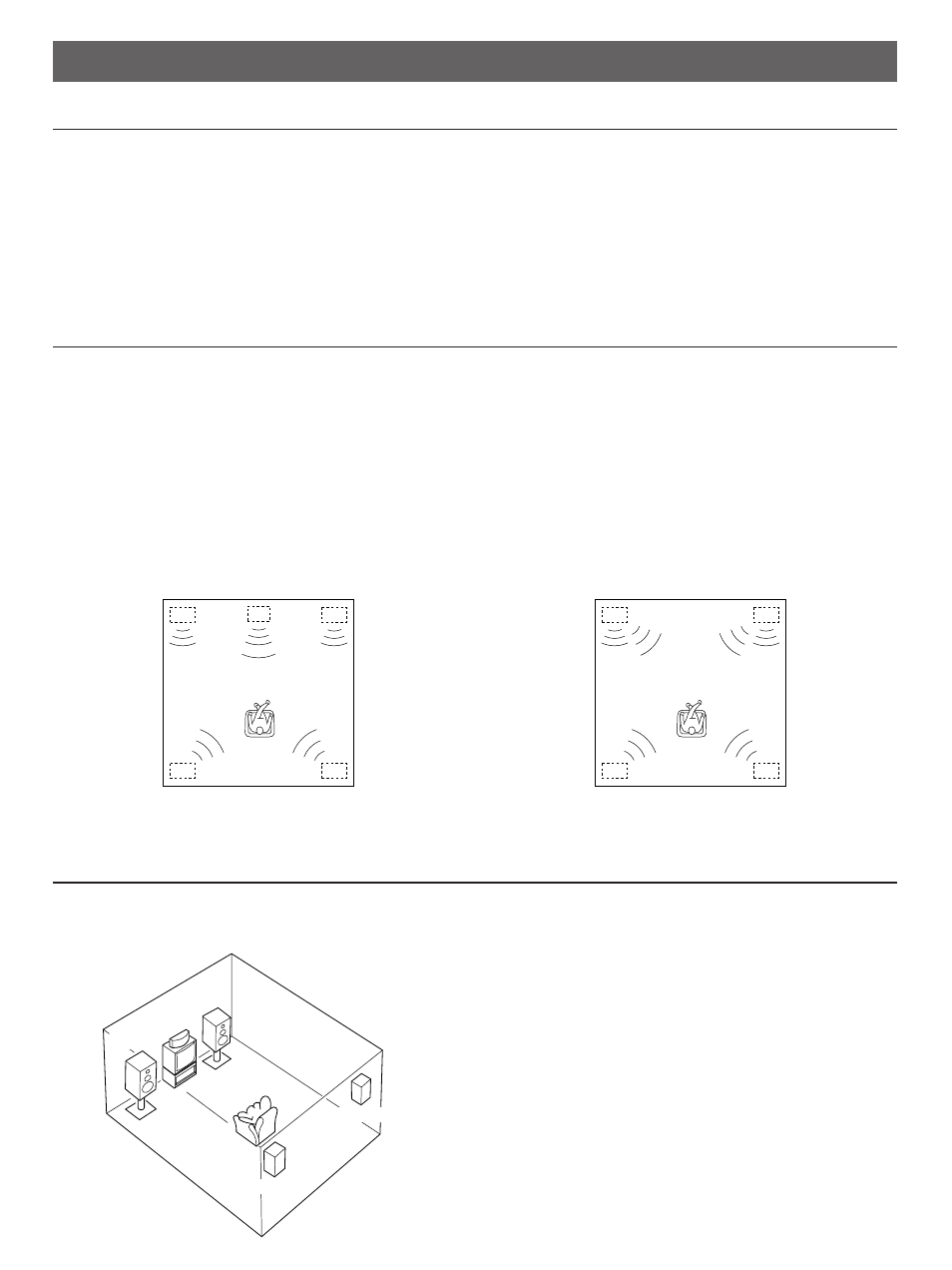 Speaker setup, Speakers to be used, Speaker configuration | Speaker placement | Yamaha RX-V690 User Manual | Page 6 / 36