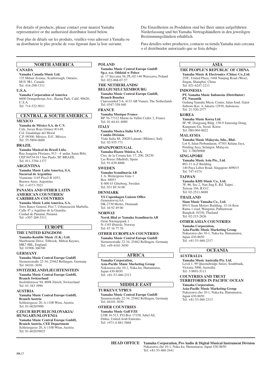 Yamaha MG166C-USB User Manual | Page 36 / 37