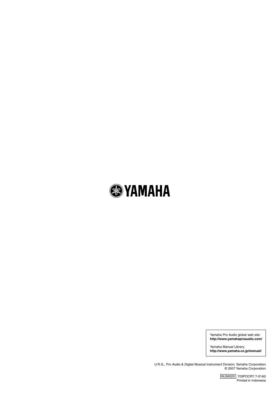 Yamaha MG166C-USB User Manual | Page 37 / 37