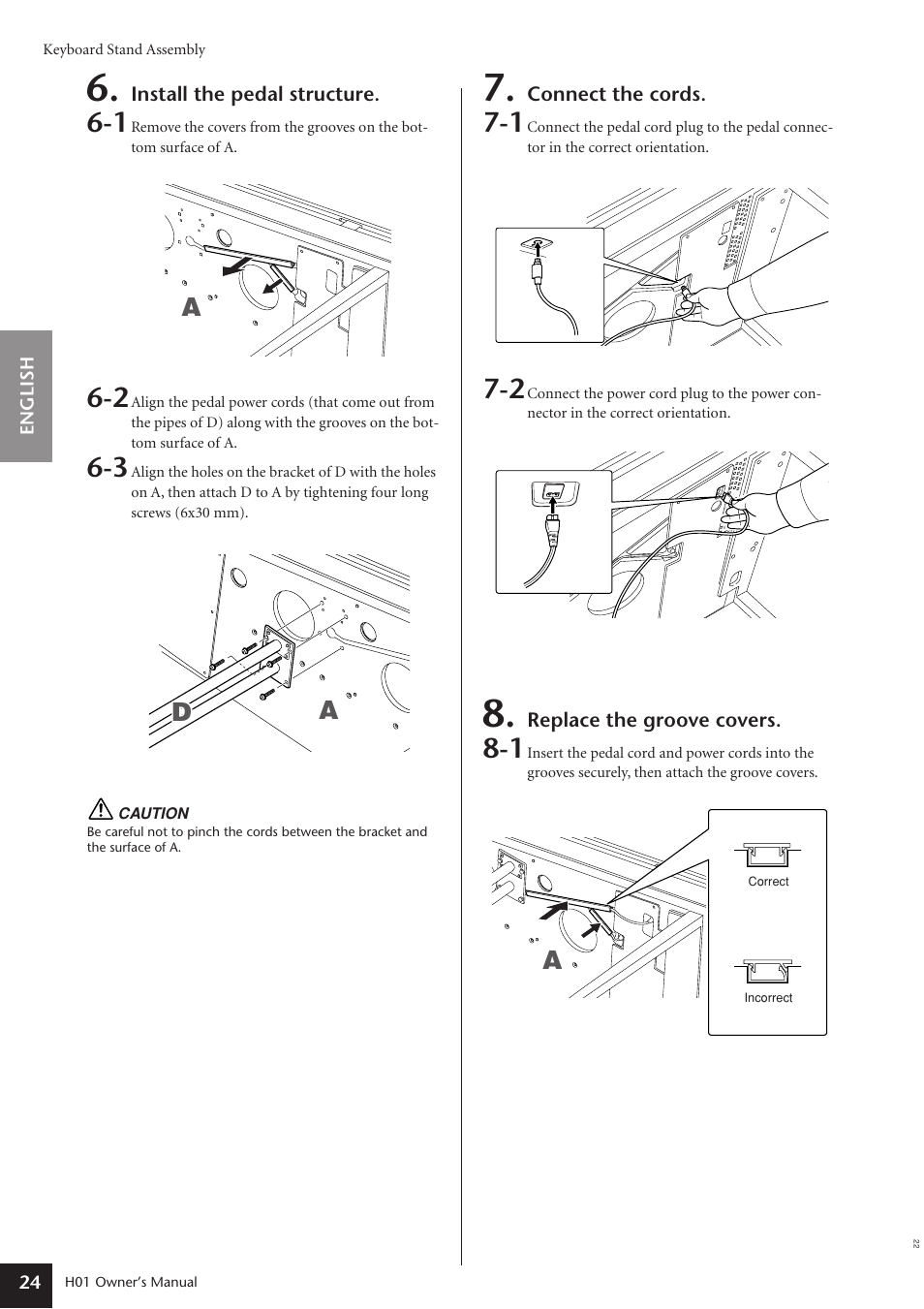 Ad d a a | Yamaha H01 User Manual | Page 24 / 30