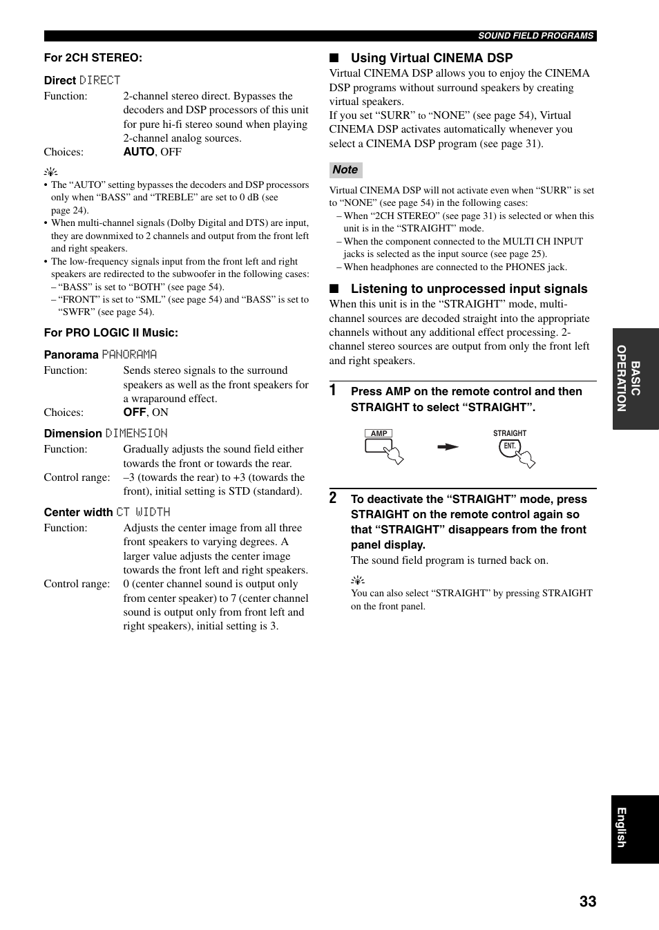 Yamaha RX-V359 User Manual | Page 37 / 74