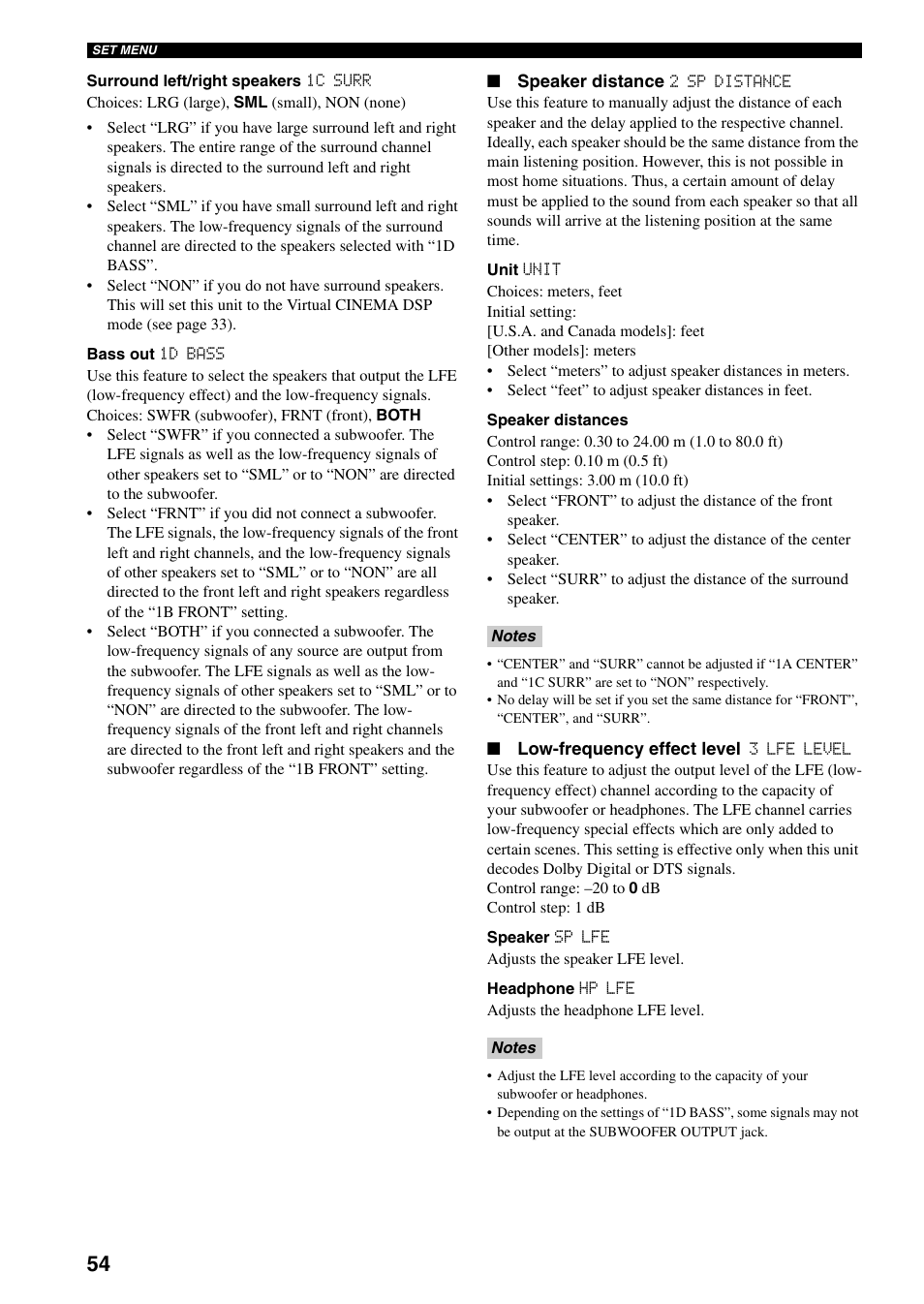 Yamaha RX-V359 User Manual | Page 58 / 74
