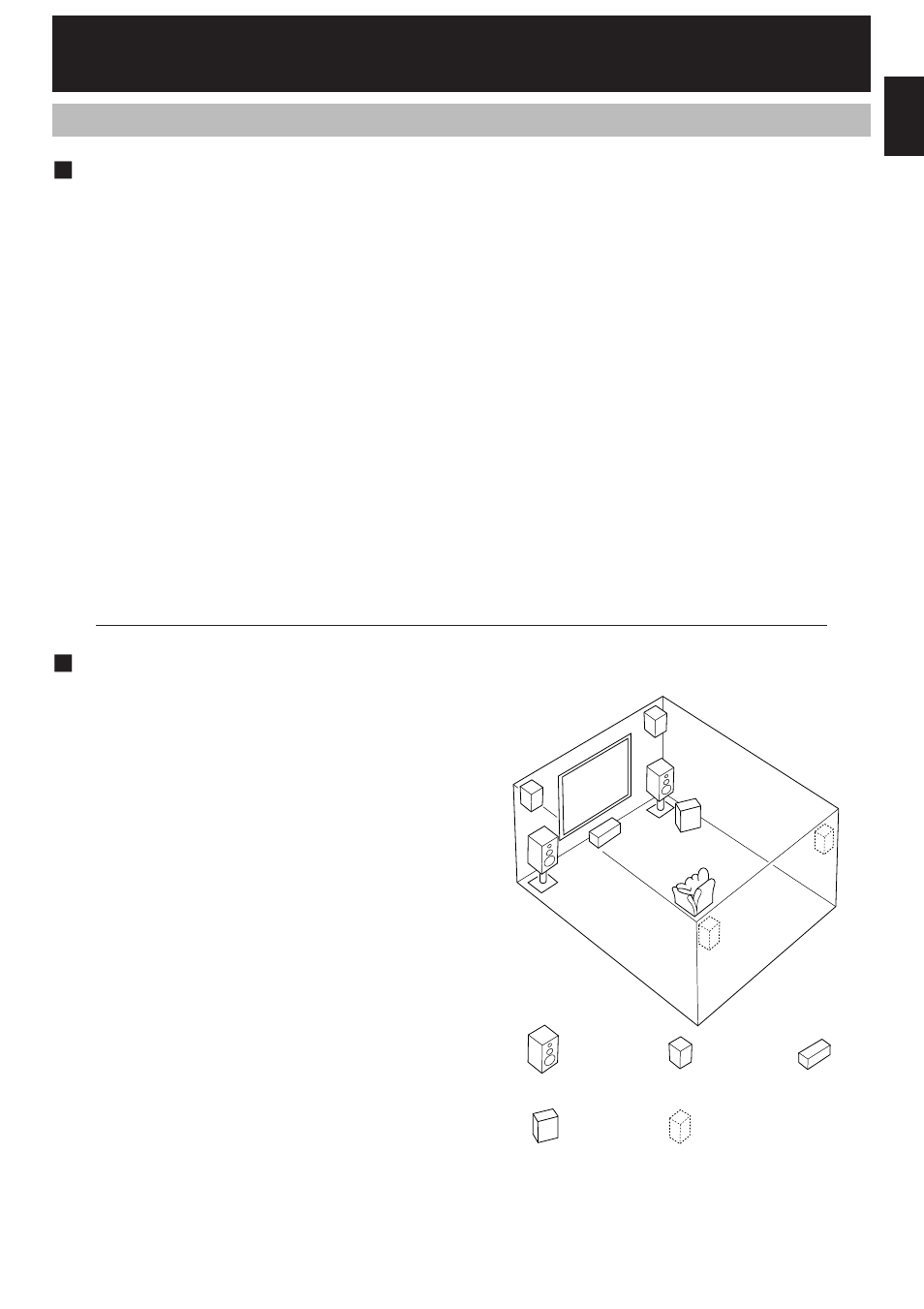 Preparation, Speaker setup, Speakers and speaker placement | Setting up your speaker system | Yamaha RX V2095RDS User Manual | Page 15 / 90