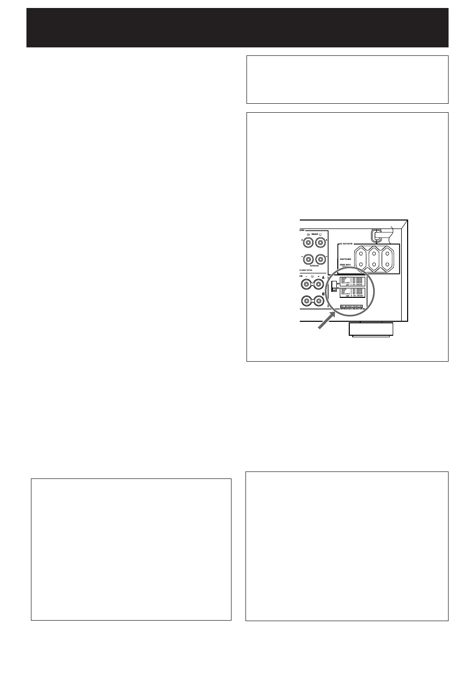 Caution, Caution : read this before operating your unit, For u.k. customers | Special instructions for u.k. model, Impedance selector, Europe and u.k. models, Always set the volume control to, Europe model) | Yamaha RX V2095RDS User Manual | Page 4 / 90
