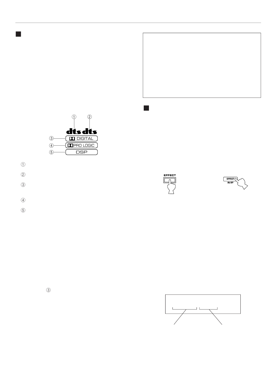 Effect off fs=48k in : 3/2 | Yamaha RX V2095RDS User Manual | Page 56 / 90