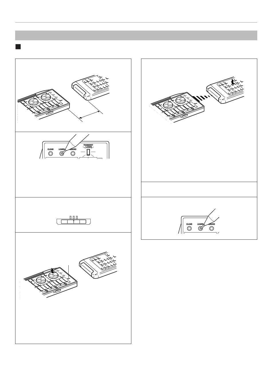 Methods of learning and clearing functions, Learning a new function, Repeat steps 3–5 to store more functions | Lights up, Remote controller | Yamaha RX V2095RDS User Manual | Page 82 / 90