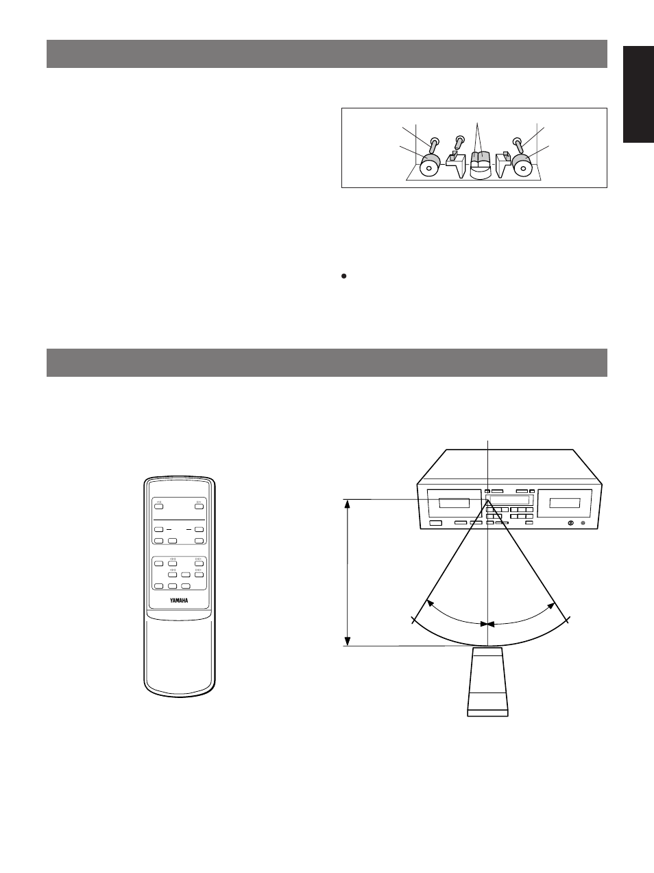 Maintenance, Optional remote control transmitter | Yamaha K-903 User Manual | Page 15 / 18