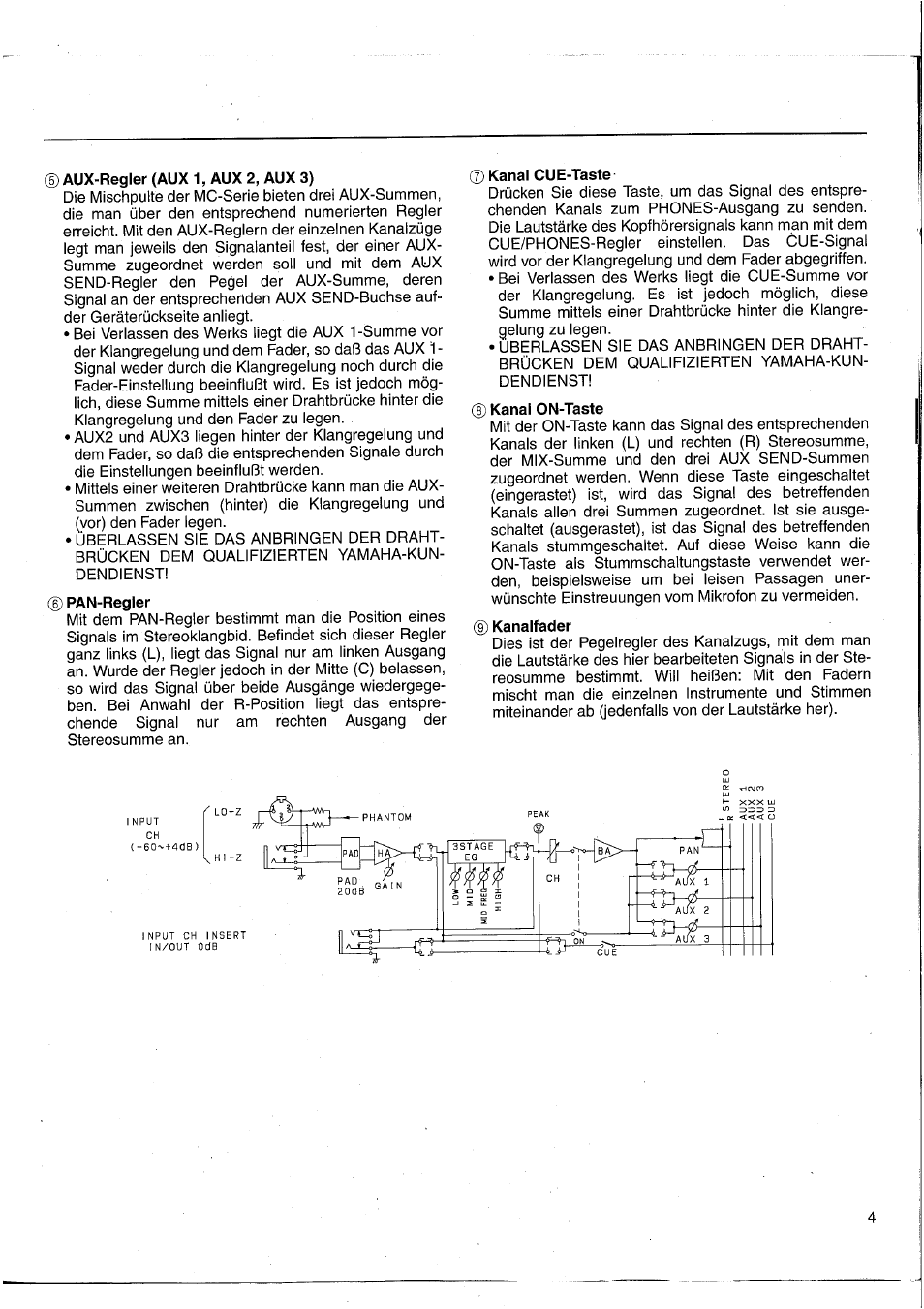 Yamaha MC1203 User Manual | Page 35 / 61