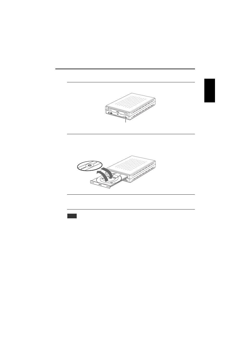 Loading/ejecting a disc | Yamaha CRW3200SX User Manual | Page 29 / 46