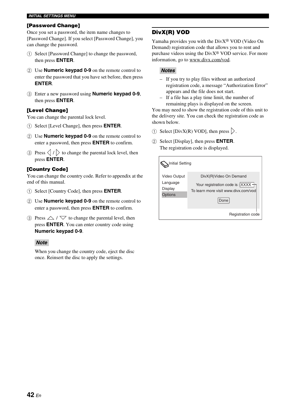 Yamaha DVX-700 User Manual | Page 46 / 86