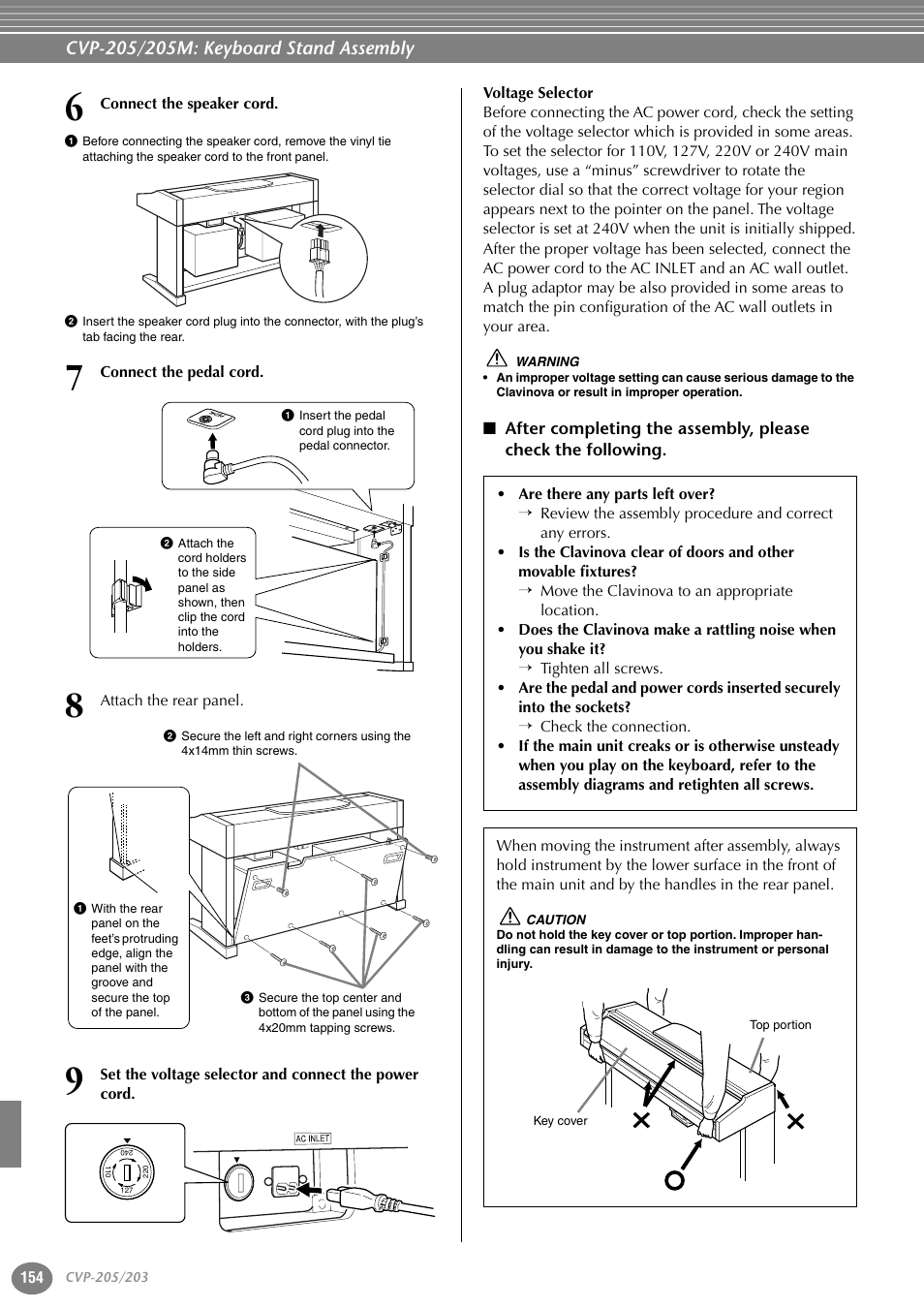 Yamaha 205M  EN User Manual | Page 154 / 170