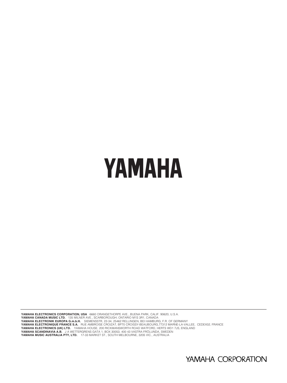 Yamaha CDV-W901 User Manual | Page 28 / 28