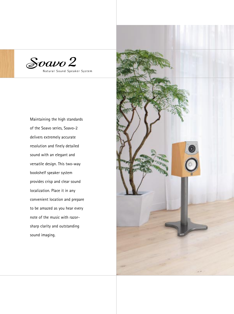 Yamaha Soava Natural Sound Speaker System User Manual | Page 10 / 20