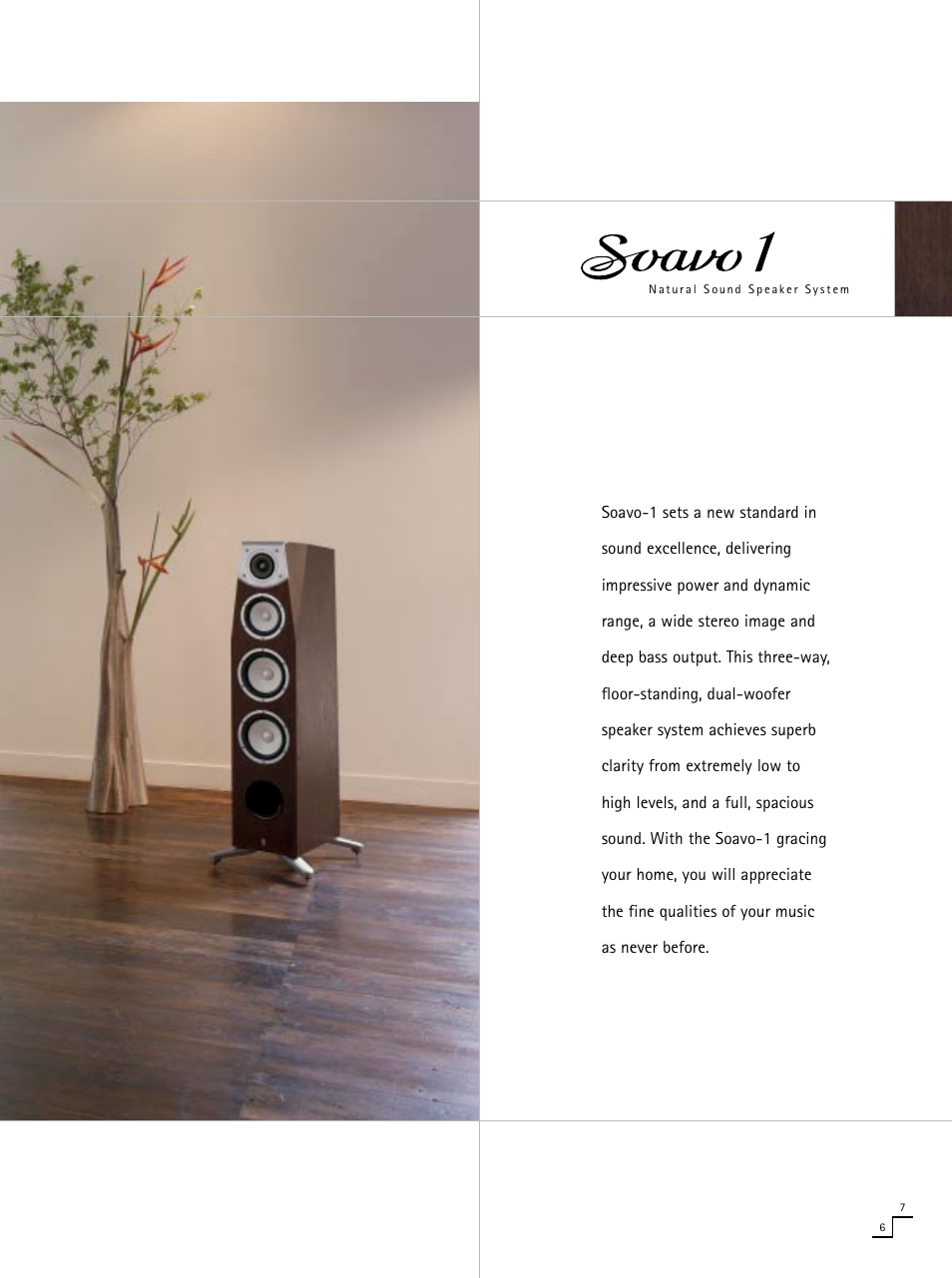 Yamaha Soava Natural Sound Speaker System User Manual | Page 7 / 20