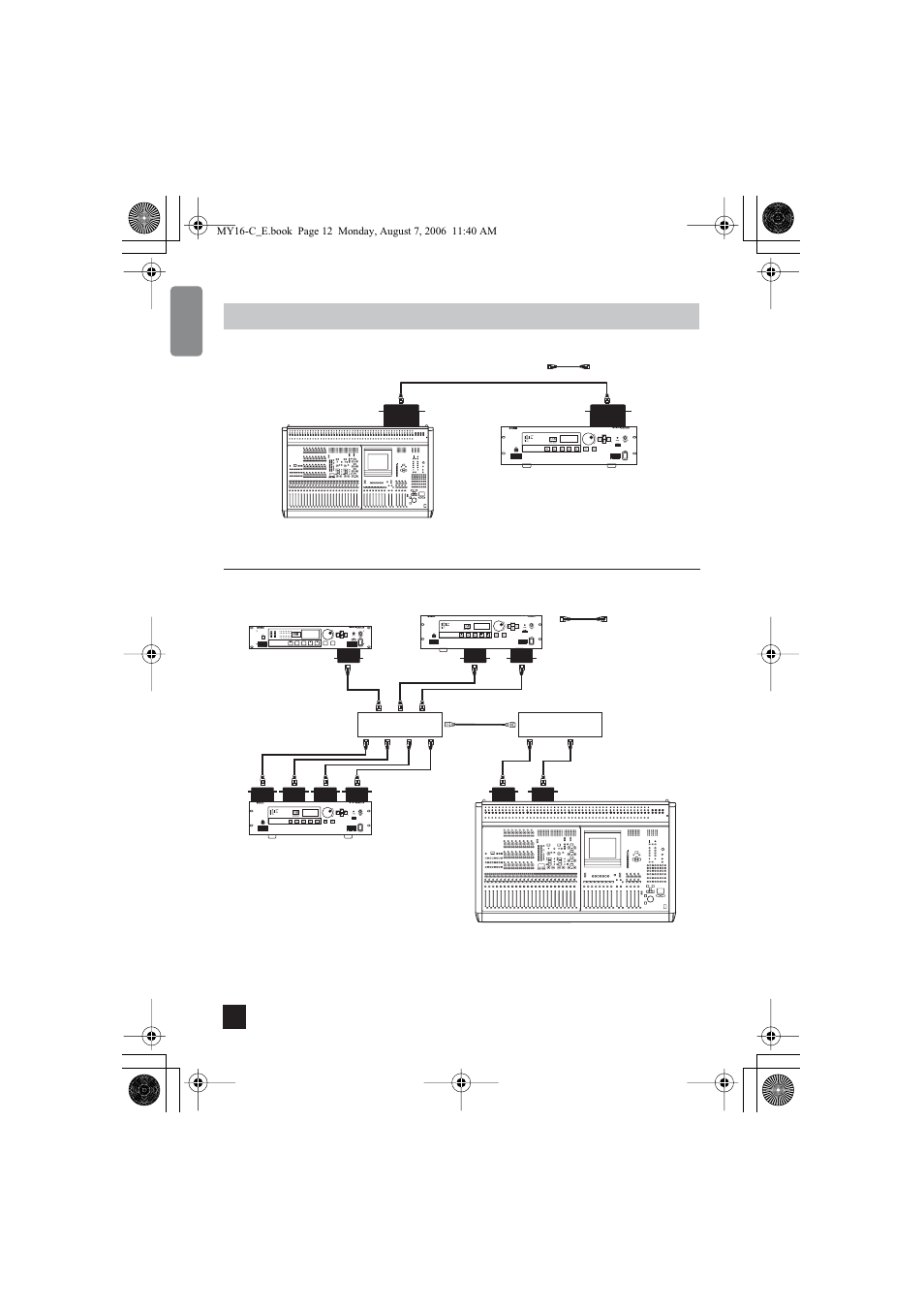 Connection examples | Yamaha MY16-CII User Manual | Page 12 / 21