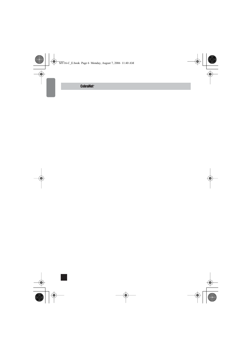 About cobranet, About | Yamaha MY16-CII User Manual | Page 6 / 21