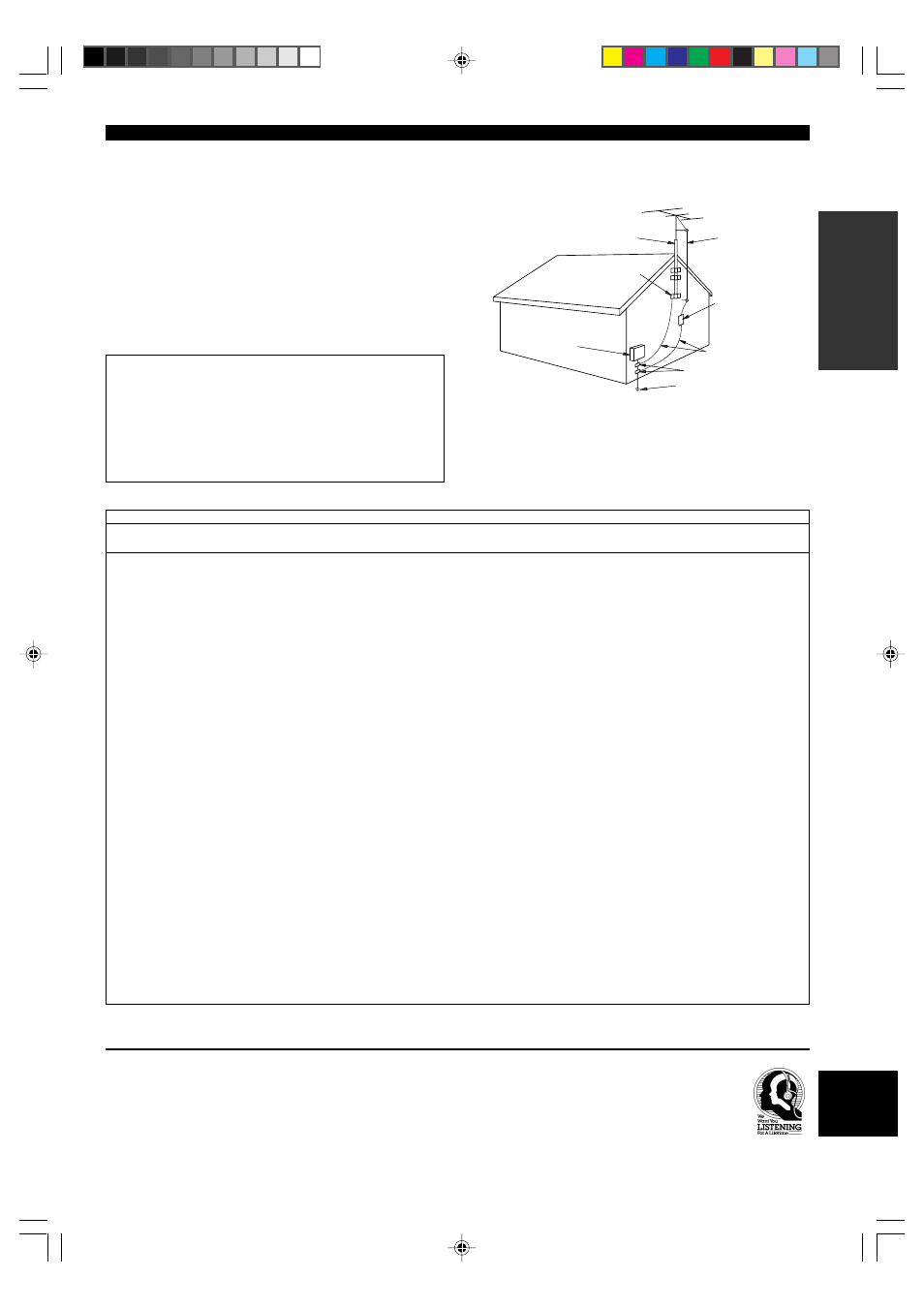 We want you listening for a lifetime, Fcc information (for us customers only) | Yamaha HTR-5240 User Manual | Page 3 / 63