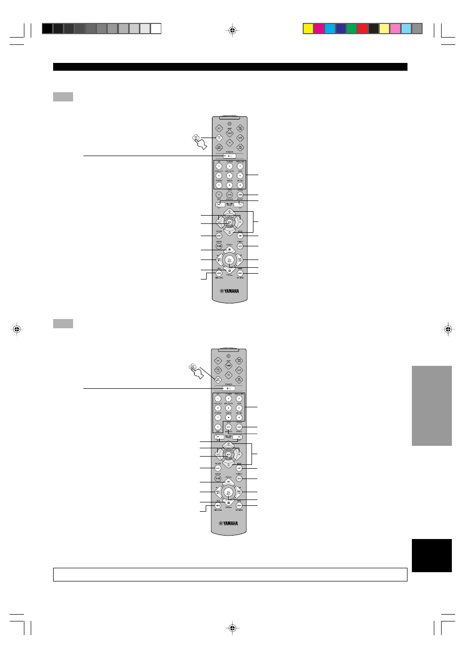 Dvd/ld mode, Dvd menu mode | Yamaha HTR-5240 User Manual | Page 47 / 63
