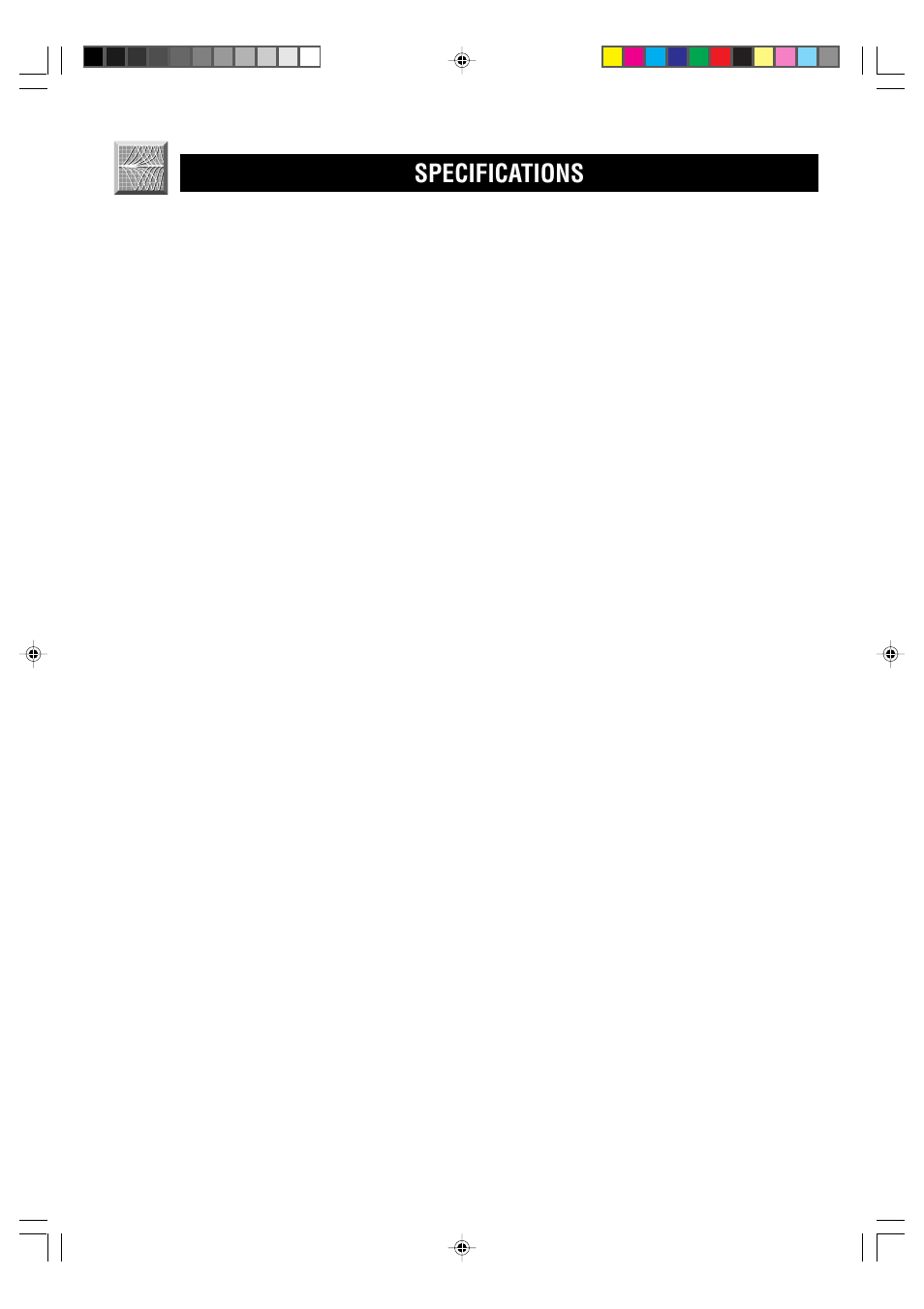 Specifications | Yamaha HTR-5240 User Manual | Page 54 / 63