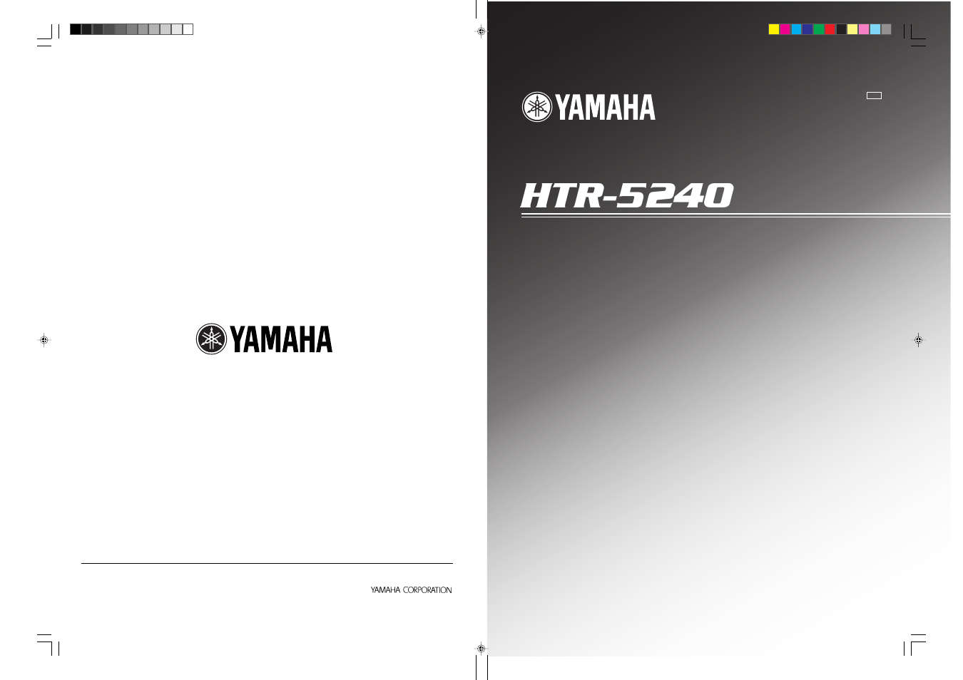 Htr-5240, Natural sound av receiver ampli-tuner audio-vidéo | Yamaha HTR-5240 User Manual | Page 60 / 63