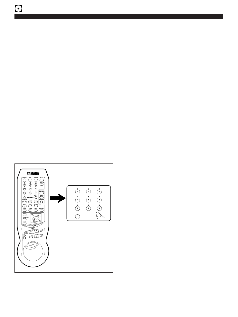 Direct-selection play, E-10, Compact disc player operation | Direct operation, Do not push the disc table while it is moving | Yamaha GX-3 User Manual | Page 16 / 44