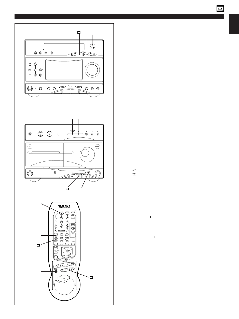 Recording a compact disc, Cd synchronized recording, E-21 english | Recording programmed tracks | Yamaha GX-3 User Manual | Page 27 / 44