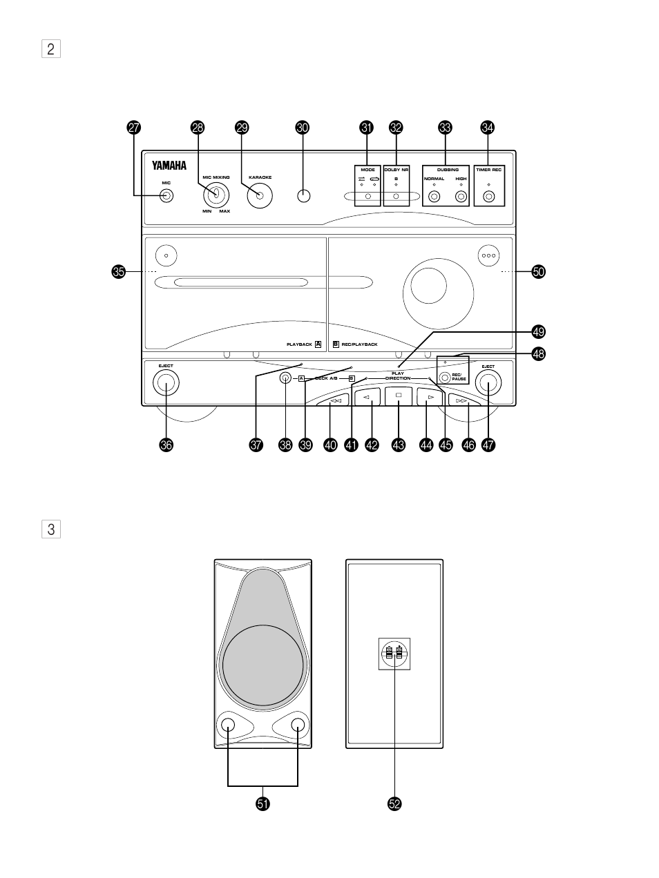 Kma-gx3, Ts r q y | Yamaha GX-3 User Manual | Page 4 / 44