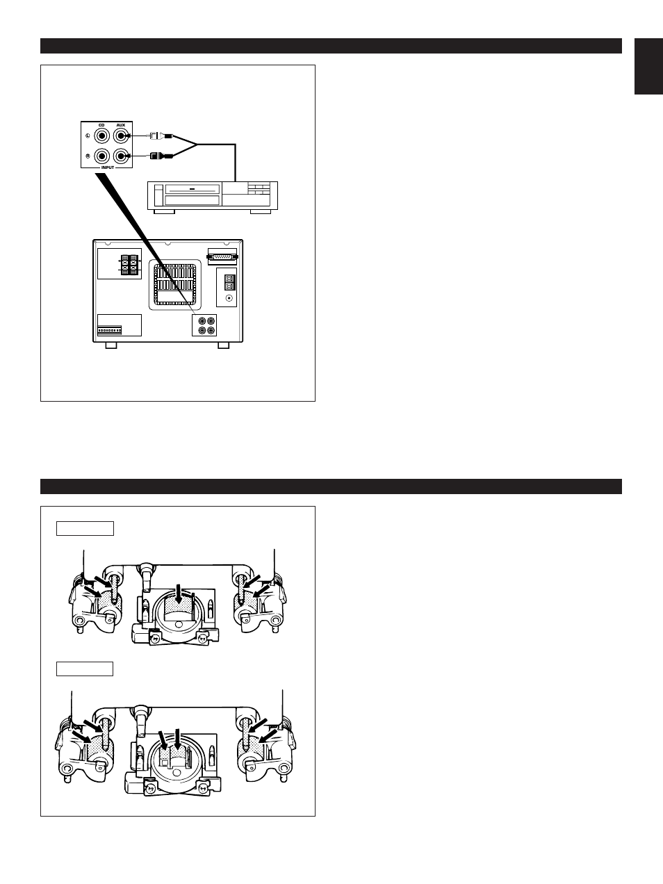 Connecting external units, Maintenance, Internal care | External care, Other audio units | Yamaha GX-3 User Manual | Page 41 / 44