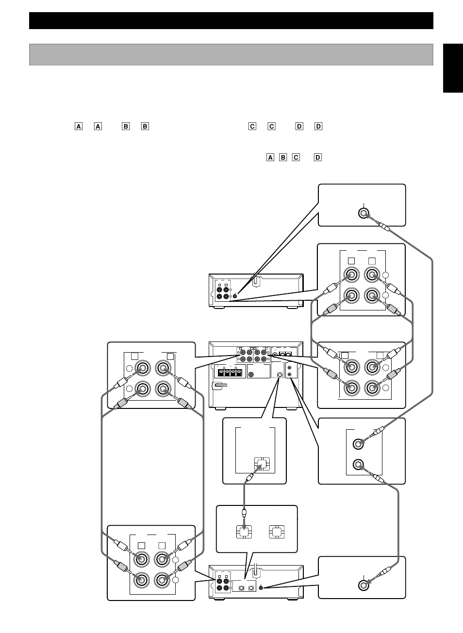 Connecting other components, Playing cds getting started getting started, English | Mdx-m5 this unit kx-m5 | Yamaha CRX-M5 User Manual | Page 11 / 35