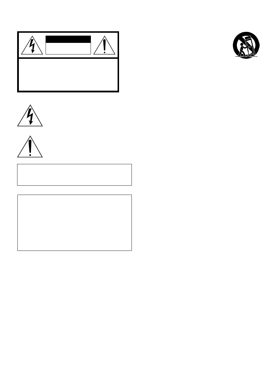 Safety instructions | Yamaha CRX-M5 User Manual | Page 2 / 35