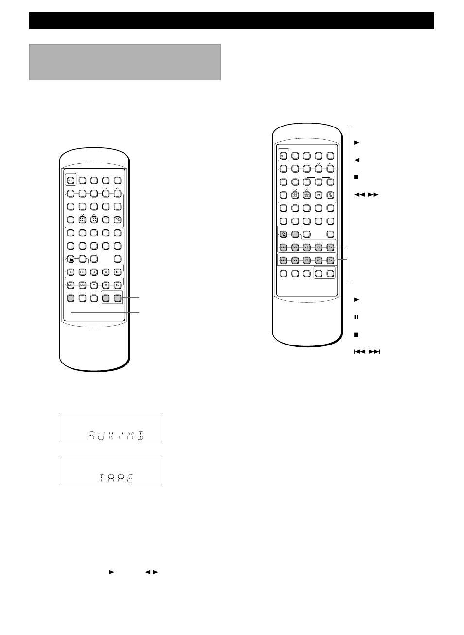 Listening to the mdx-m5 or kx-m5, E-22, Using the built-in timer | Operating the mdx-m5 or kx-m5 1, Play the source, Buttons for operation of the kx-m5, Buttons for operation of the mdx-m5, Volume +/– input | Yamaha CRX-M5 User Manual | Page 28 / 35