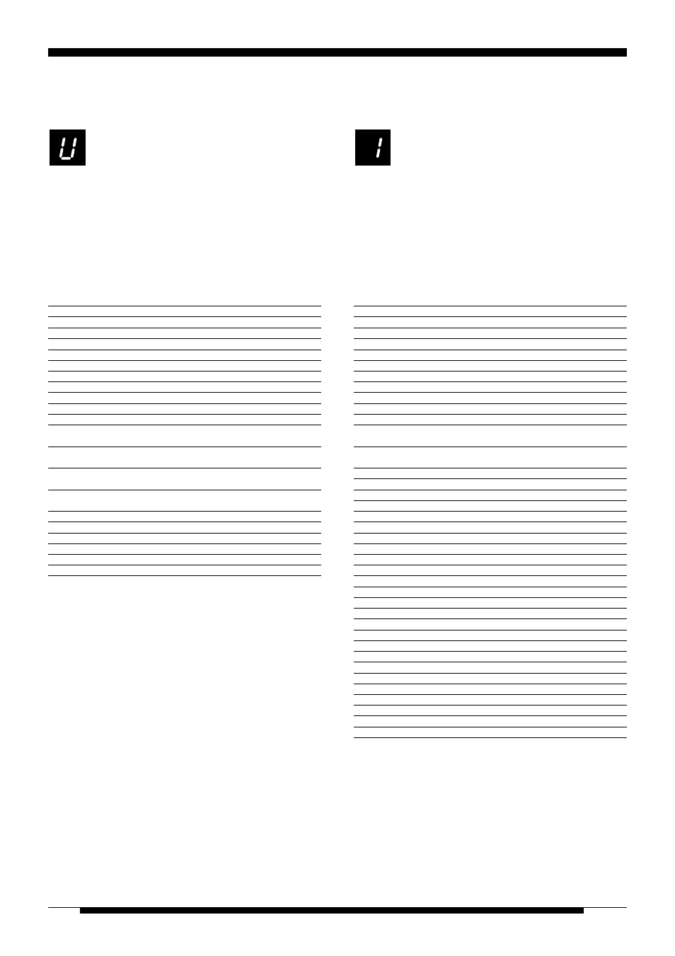 Preset program lists / verzeichnisse der preset | Yamaha G50 User Manual | Page 25 / 36