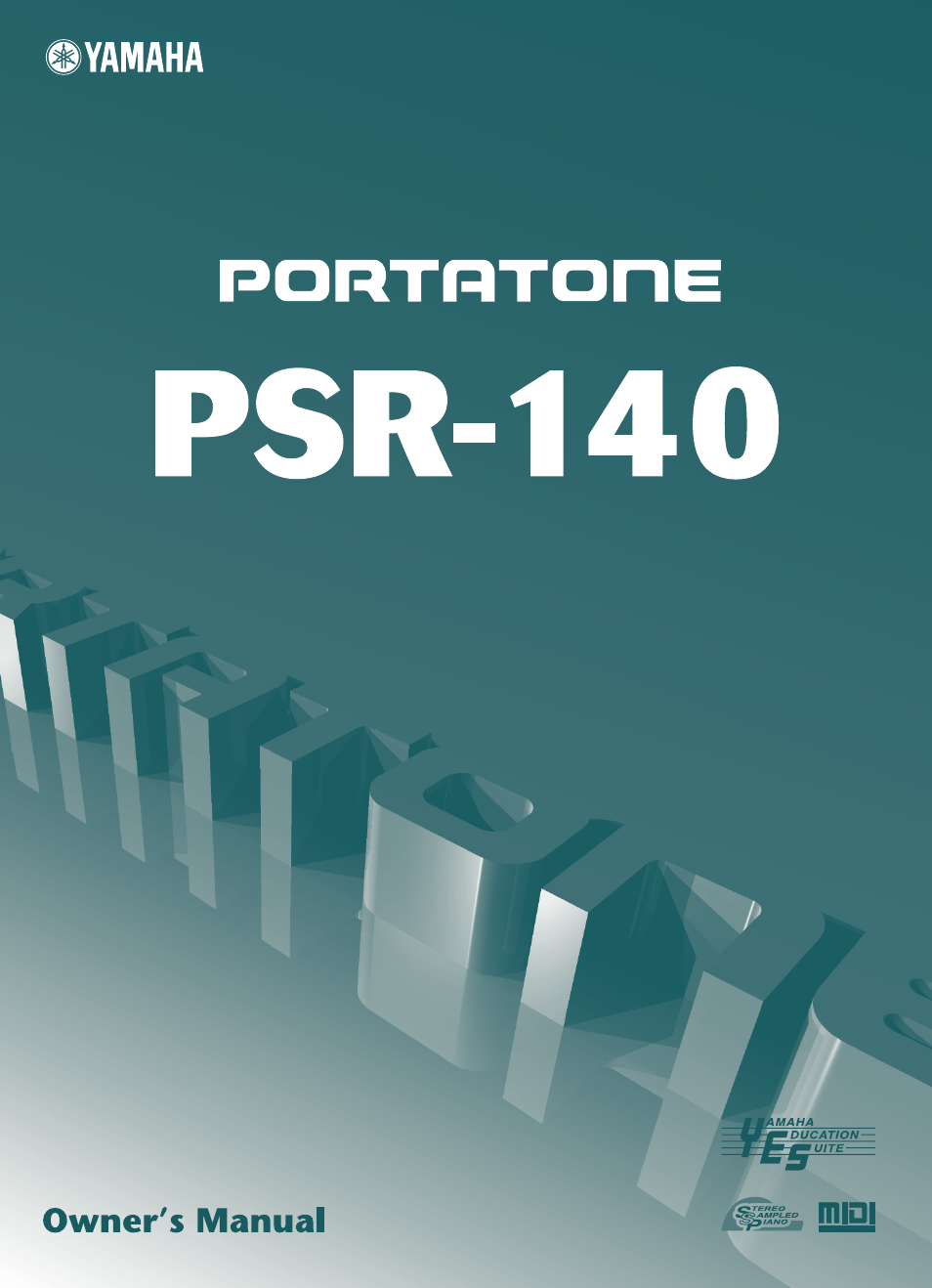 Yamaha PORTATONE PSR-140 User Manual | 52 pages