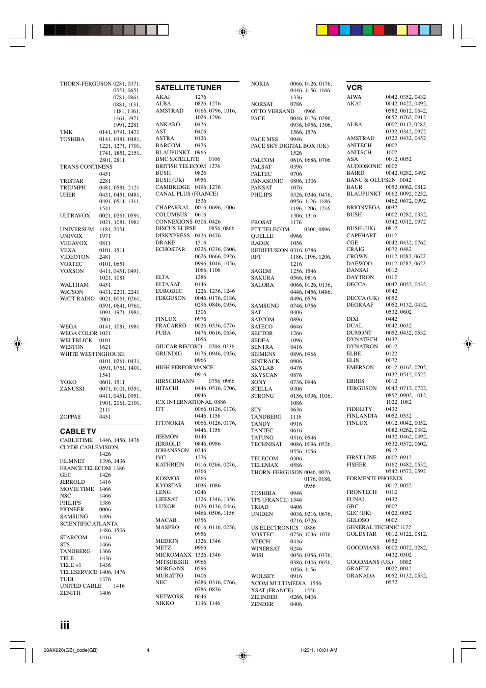 Yamaha DSP-AX620  EN User Manual | Page 67 / 73
