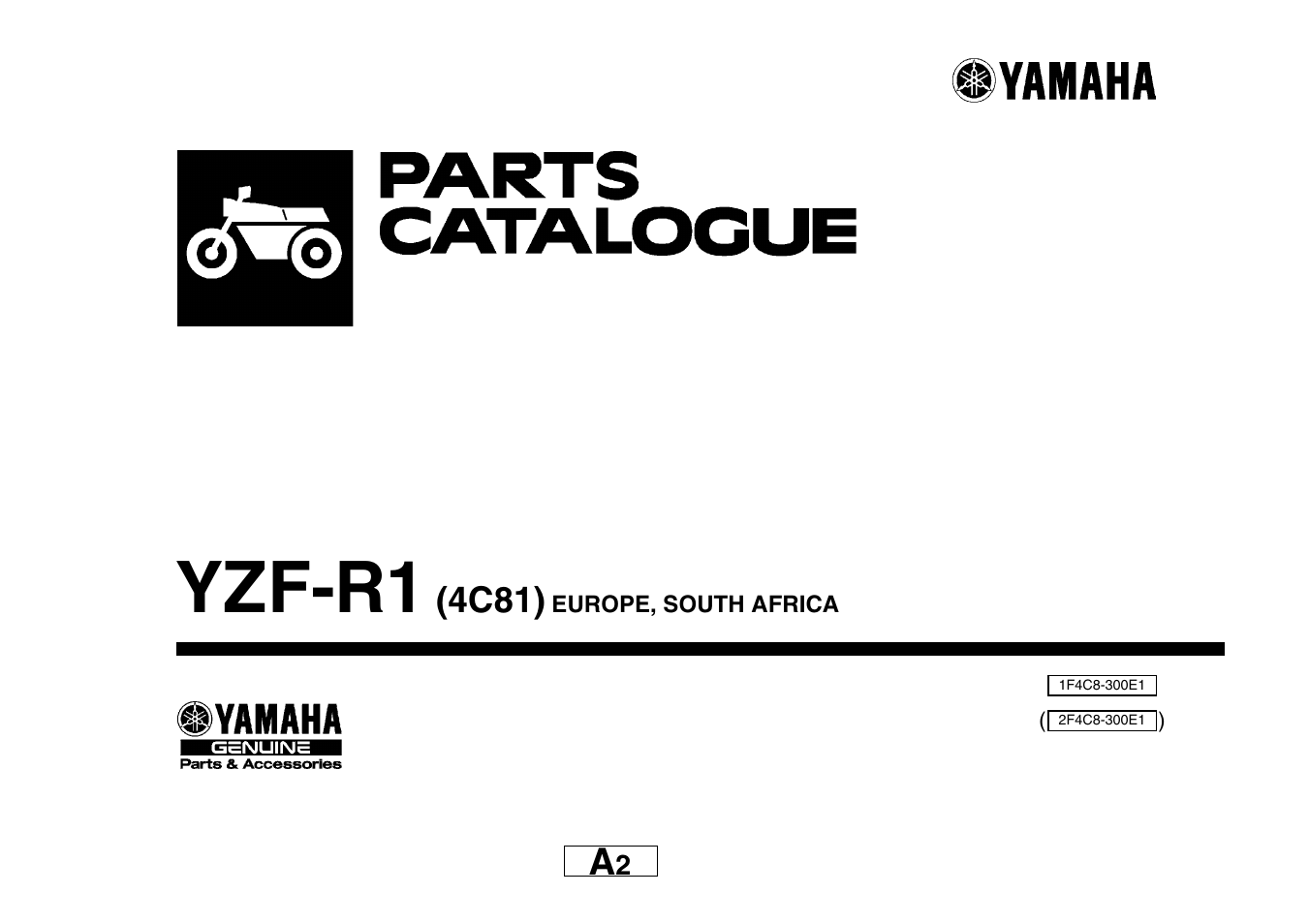 Yamaha YZF-R1(4C81) User Manual | 89 pages