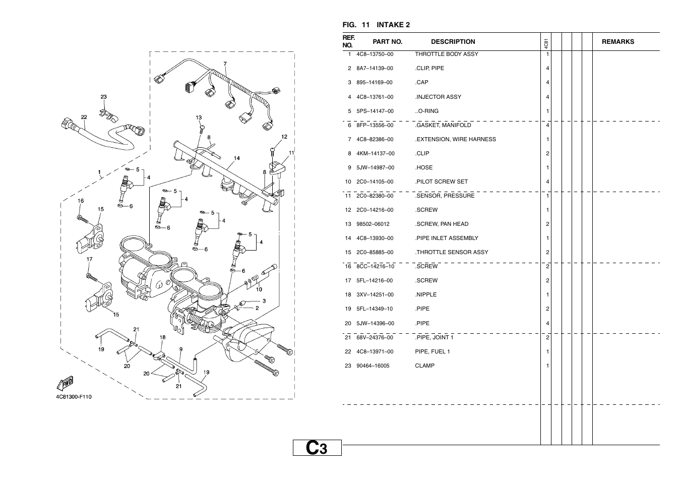 Yamaha YZF-R1(4C81) User Manual | Page 22 / 89