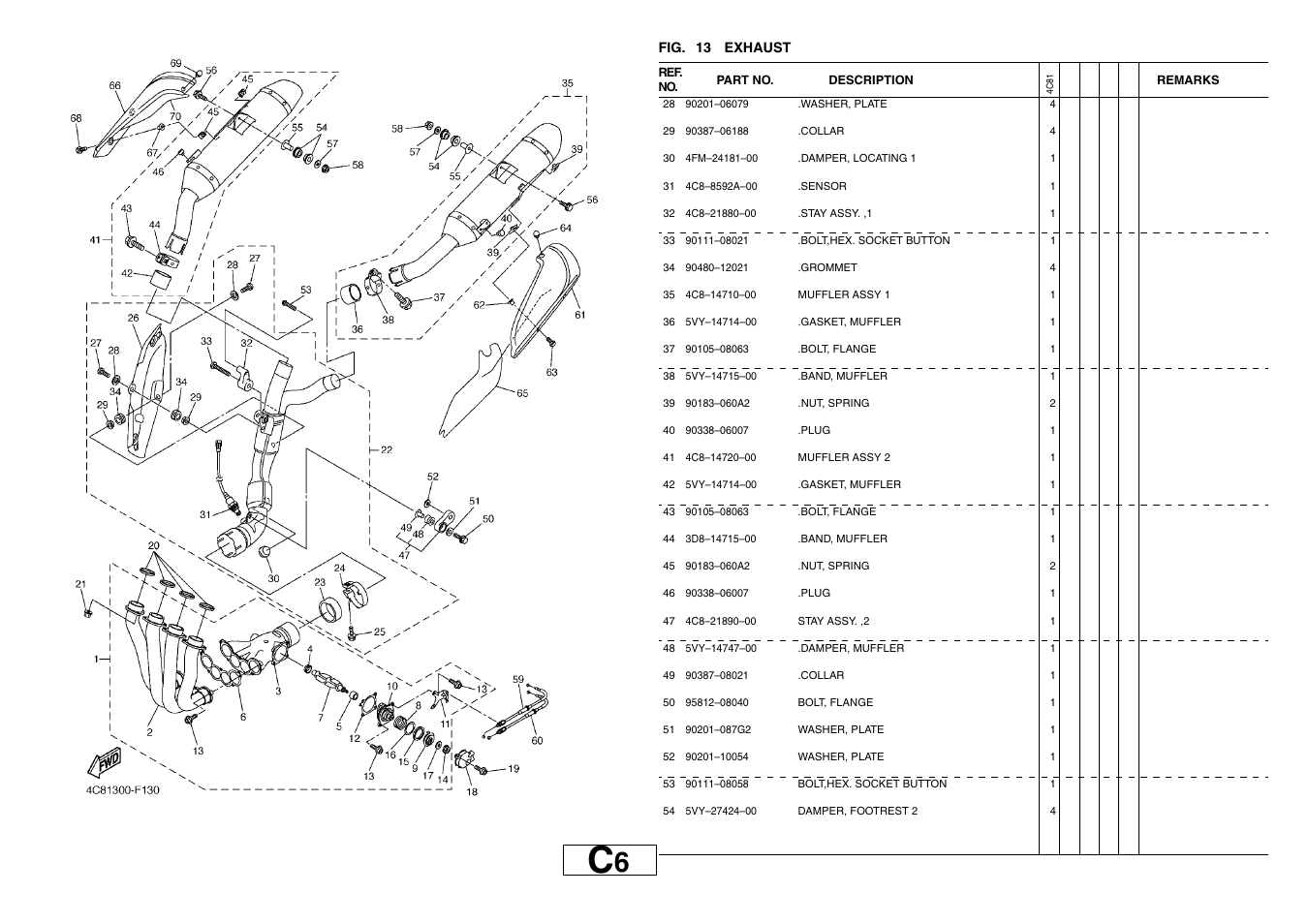 Yamaha YZF-R1(4C81) User Manual | Page 25 / 89