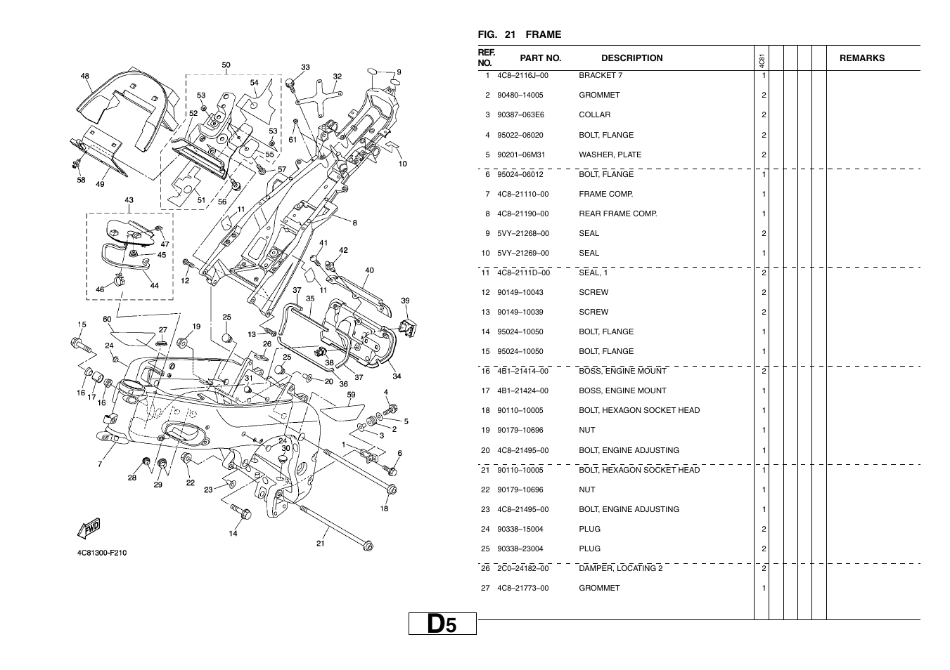 Yamaha YZF-R1(4C81) User Manual | Page 38 / 89