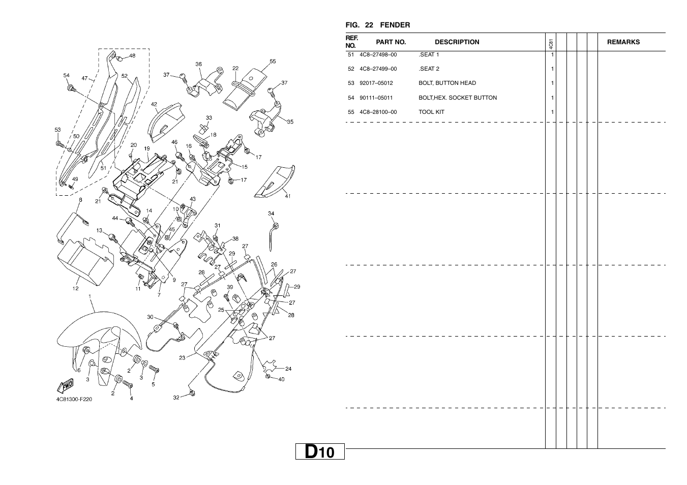 Yamaha YZF-R1(4C81) User Manual | Page 43 / 89