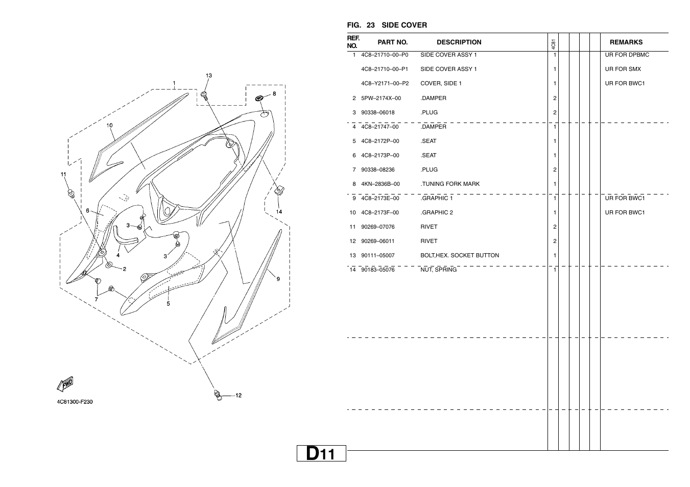 Yamaha YZF-R1(4C81) User Manual | Page 44 / 89
