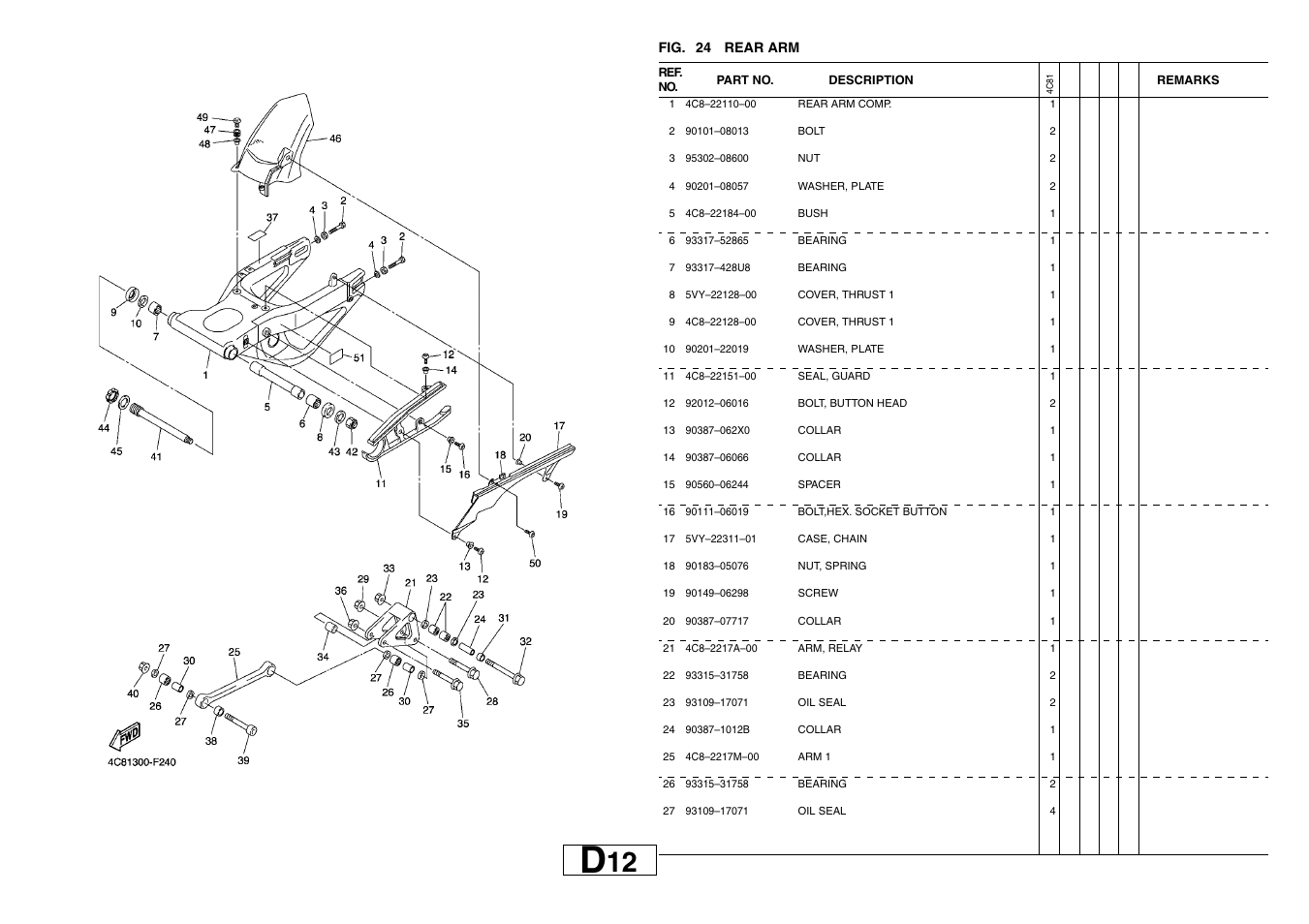 Yamaha YZF-R1(4C81) User Manual | Page 45 / 89