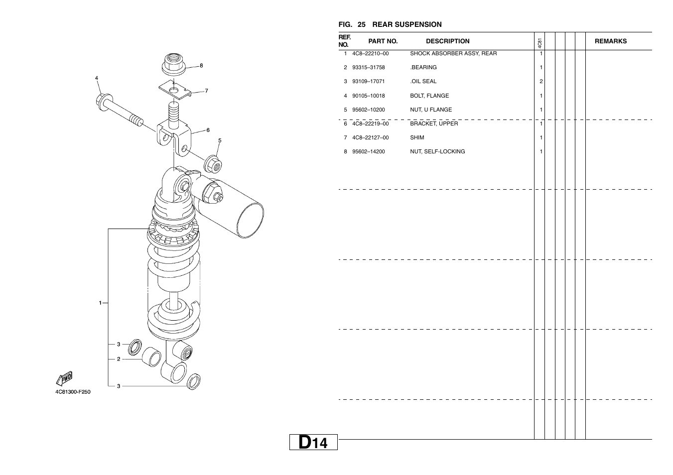 Yamaha YZF-R1(4C81) User Manual | Page 47 / 89