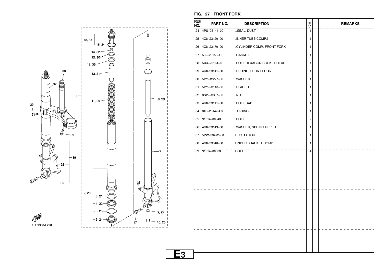 Yamaha YZF-R1(4C81) User Manual | Page 50 / 89