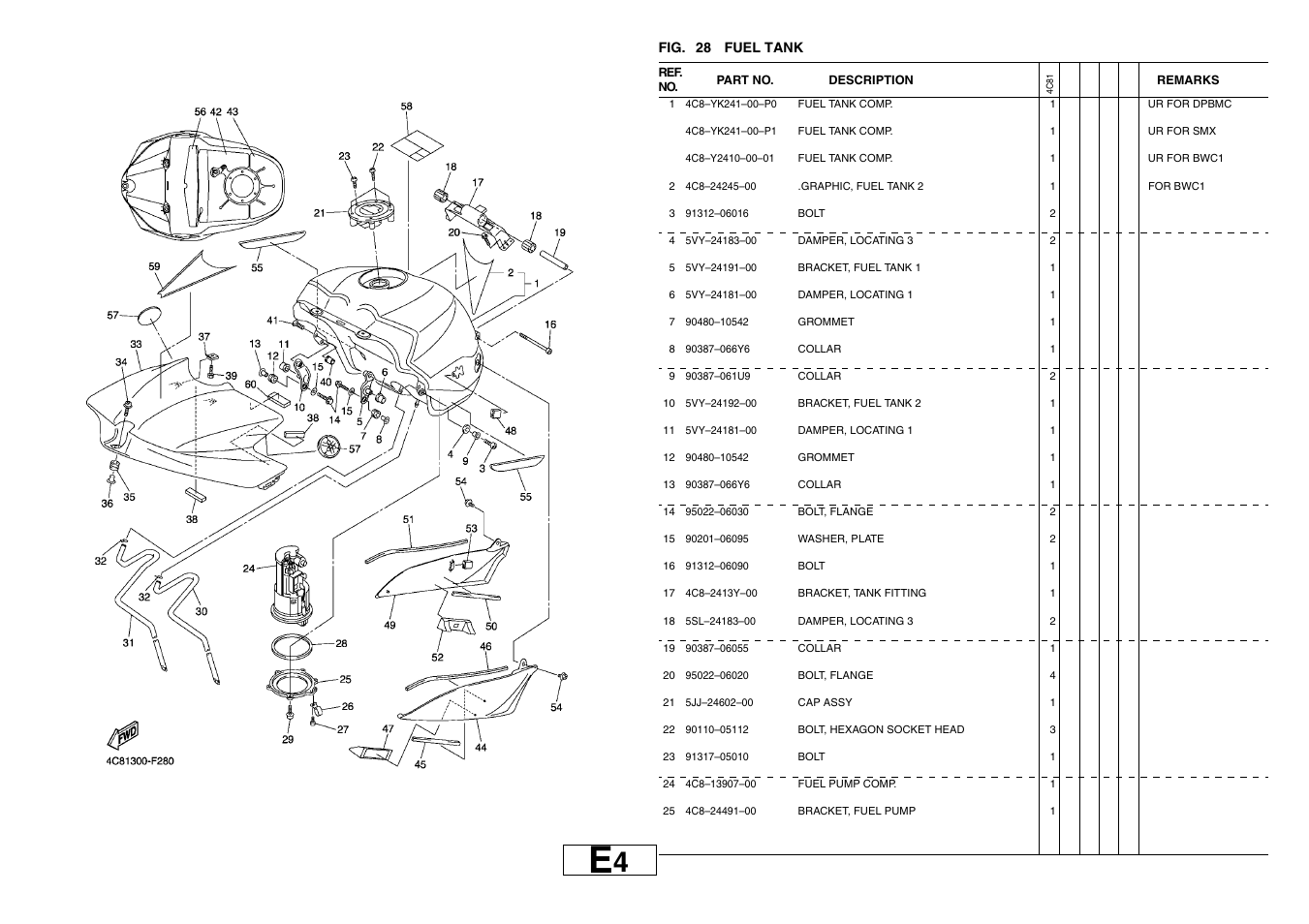 Yamaha YZF-R1(4C81) User Manual | Page 51 / 89