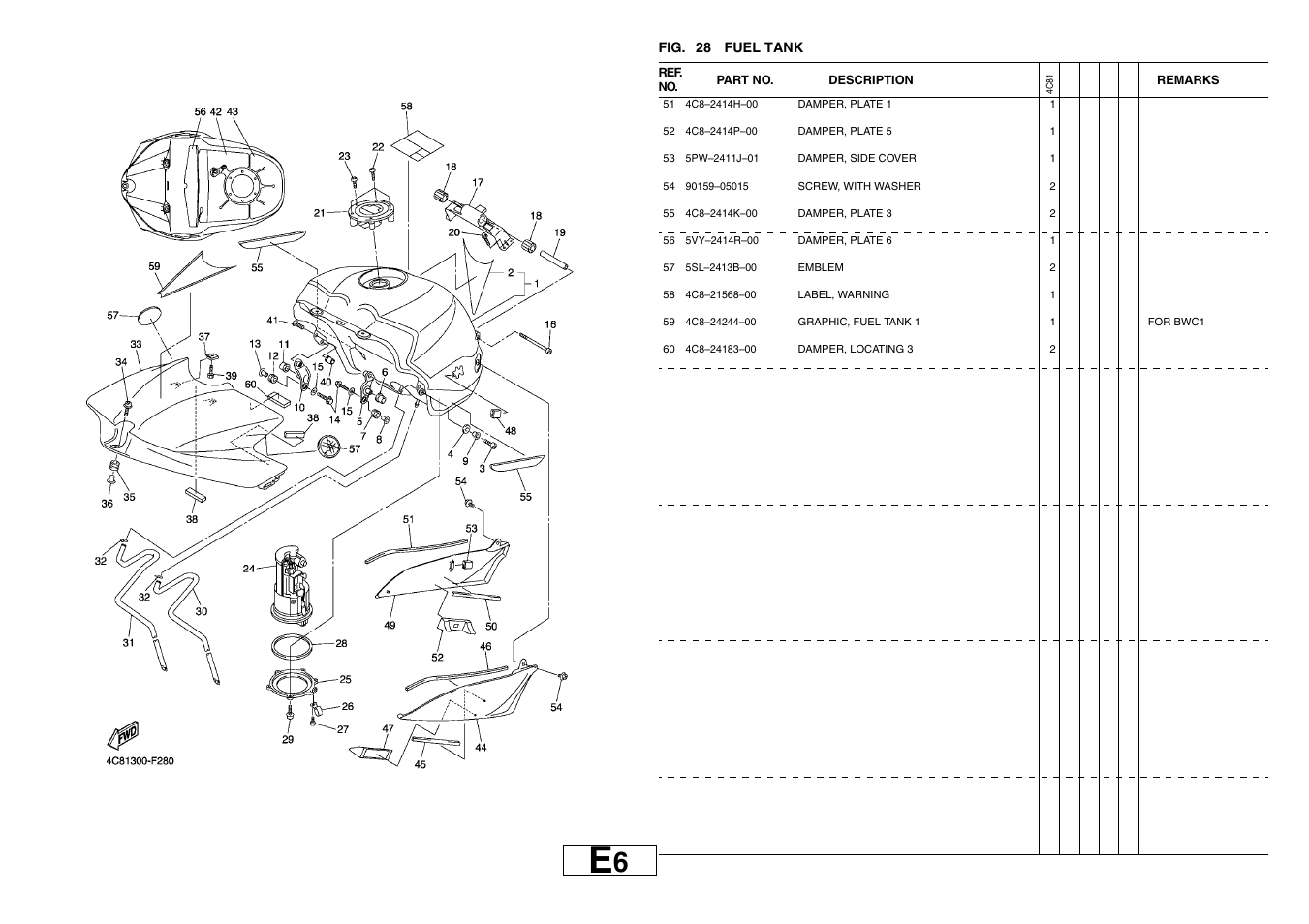 Yamaha YZF-R1(4C81) User Manual | Page 53 / 89