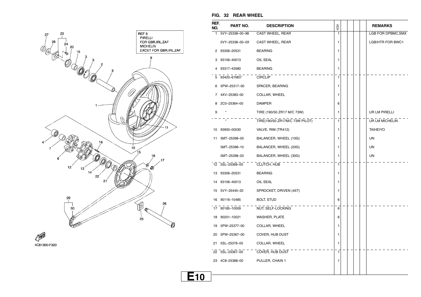 Yamaha YZF-R1(4C81) User Manual | Page 57 / 89