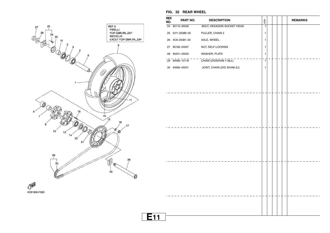 Yamaha YZF-R1(4C81) User Manual | Page 58 / 89