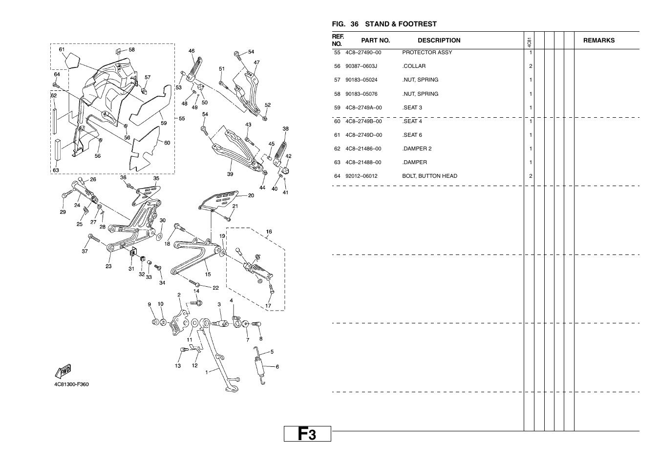 Yamaha YZF-R1(4C81) User Manual | Page 64 / 89