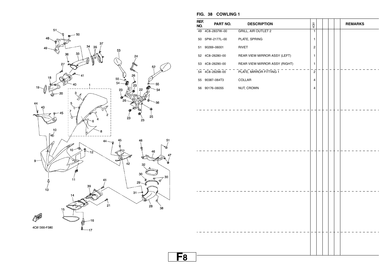 Yamaha YZF-R1(4C81) User Manual | Page 69 / 89
