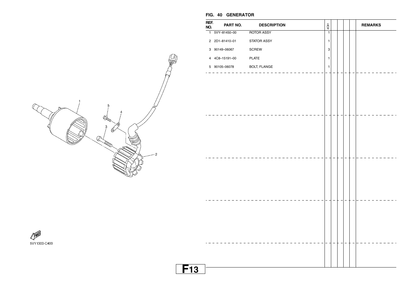 Yamaha YZF-R1(4C81) User Manual | Page 74 / 89